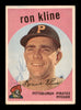 Ron Kline Autographed 1959 Topps Card #265 Pittsburgh Pirates SKU #198644