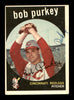 Bob Purkey Autographed 1959 Topps Card #506 Cincinnati Reds SKU #198648