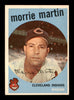 Morrie Martin Autographed 1959 Topps Card #38 Cleveland Indians SKU #198677