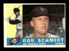 Bob Schmidt Autographed 1960 Topps Card #501 San Francisco Giants SKU #198700