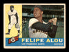 Felipe Alou Autographed 1960 Topps Card #287 San Francisco Giants SKU #198710