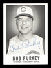 Bob Purkey Autographed 1960 Leaf Card #67 Cincinnati Reds SKU #198798