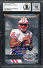 Russell Wilson Autographed 2012 Fleer Retro Metal Rookie Card #M-63 Seattle Seahawks Auto Grade Gem Mint 10 Beckett BAS #13315343