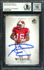 Russell Wilson Autographed 2012 SP Authentic Rookie Card #87 Seattle Seahawks Auto Grade Gem Mint 10 Beckett BAS #13315361