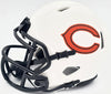 Justin Fields Autographed Chicago Bears Lunar Eclipse White Speed Mini Helmet Beckett BAS QR #WL62749
