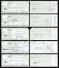 Max McGee Autographed 2.75x6 Check Green Bay Packers Lot of 50 SKU #174046