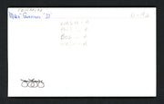 Fermin Mike Guerra Autographed 3x5 Index Card Philadelphia A's, Washington Senators JSA SOA SKU #111172