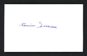 Fermin Mike Guerra Autographed 3x5 Index Card Philadelphia A's, Washington Senators JSA SOA SKU #111172