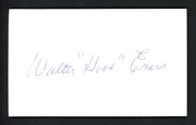 Hoot Evers Autographed 3x5 Index Card Detroit Tigers, Boston Red Sox PSA/DNA #P69909