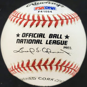 Claude Passeau Autographed Official NL Baseball Pittsburgh Pirates, Chicago Cubs "For Corey 4-Time All Star" PSA/DNA #F41084