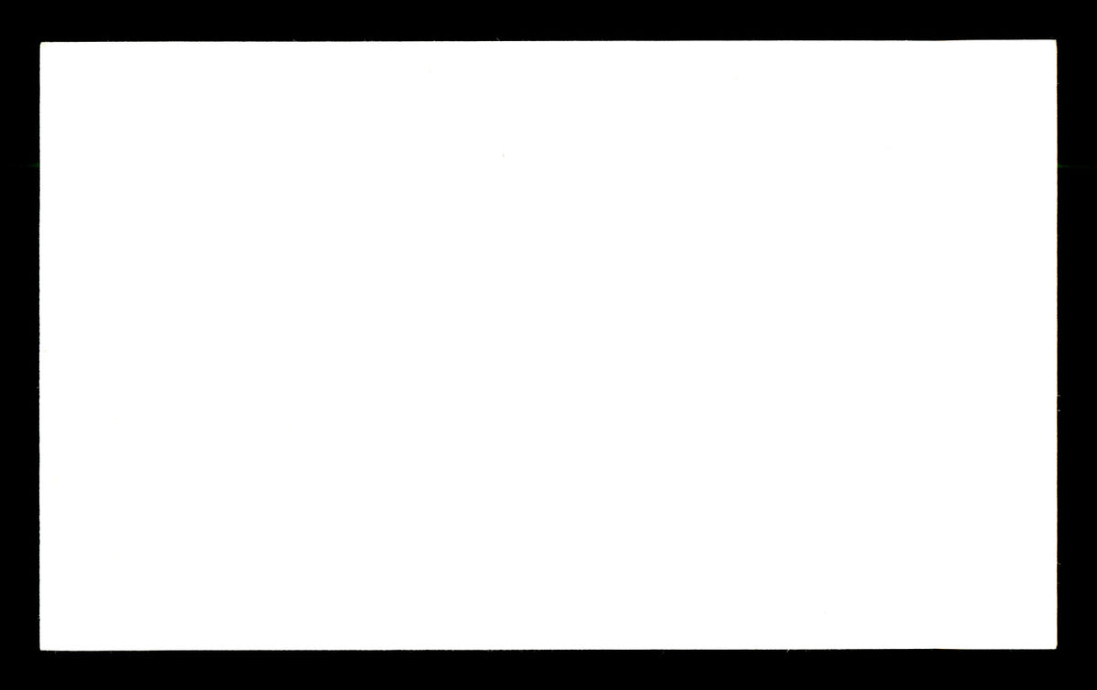 Luther Rawlings Autographed 3x5 Index Card Lightweight Boxer "Good Luck" SKU #179714