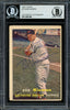 Bob Nieman Autographed 1957 Topps Card #14 Baltimore Orioles "To Billy" Beckett BAS #11481309