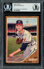 Bob Hendley Autographed 1962 Topps Card #361 Milwaukee Braves Beckett BAS #11481486