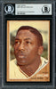 Willie Kirkland Autographed 1962 Topps Card #447 Cleveland Indians Beckett BAS #11481523