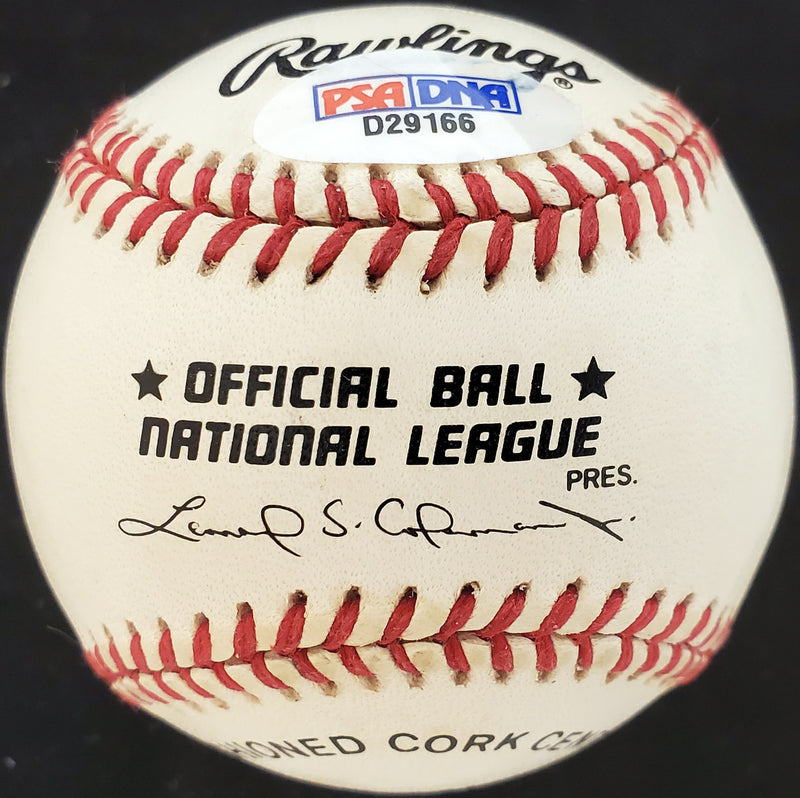 Bill Jurges Autographed Official NL Baseball Chicago Cubs, New York Giants PSA/DNA #D29166