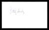 Petey Scalzo Autographed 3x5 Index Card Featherweight Champ SKU #179730