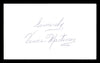 Vince Martinez Autographed 3x5 Index Card Boxer SKU #179731