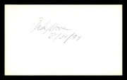 Archie Moore Autographed 3x5 Index Card Light Heavyweight Champ SKU #179734