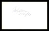 Archie Moore Autographed 3x5 Index Card Light Heavyweight Champ SKU #179734