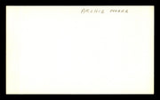 Archie Moore Autographed 3x5 Index Card Light Heavyweight Champ SKU #179734