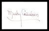 Mushy Callahan Autographed 3x5 Index Card Boxer SKU #179740