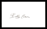Billy Conn Autographed 3x5 Index Card Boxer SKU #179741