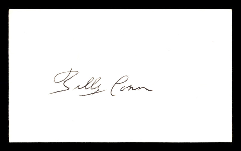 Billy Conn Autographed 3x5 Index Card Boxer SKU #179741