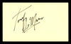 Tony DeMarco Autographed 3x5 Index Card Boxing Champ SKU #179743