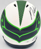 Michael Dickson Autographed Seattle Seahawks Lunar Eclipse White Speed Mini Helmet MCS Holo Stock #200270