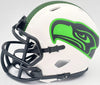 Michael Dickson Autographed Seattle Seahawks Lunar Eclipse White Speed Mini Helmet MCS Holo Stock #200270