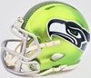 Michael Dickson Autographed Seattle Seahawks Flash Green Speed Mini Helmet MCS Holo Stock #200271