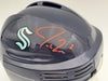 Jordan Eberle Autographed Seattle Kraken Blue Mini Helmet Fanatics Holo Stock #200300