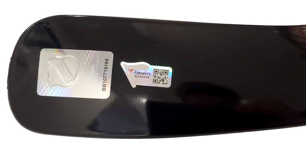Ryan Donato Autographed Blue Inglasco 24" Mini Stick Seattle Kraken "1st Kraken Goal 10/12/21" Fanatics Holo Stock #200309