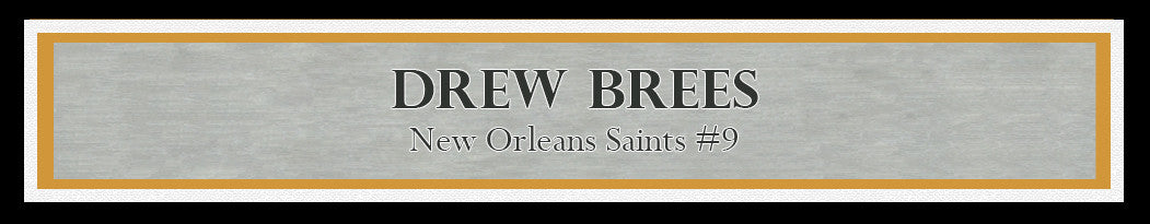 Drew Brees Autographed Framed 16x20 Photo New Orleans Saints Beckett BAS Stock #200335