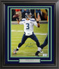 Russell Wilson Autographed Framed 16x20 Photo Seattle Seahawks Super Bowl XLVIII RW Holo Stock #200373
