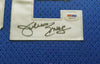 New Jersey Nets Julius "Dr. J" Erving Autographed Framed Blue Adidas Hardwood Classics Jersey PSA/DNA Stock #200422