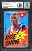 Damian Lillard Autographed 2012-13 Panini Past & Present Rise N Shine Rookie Card #16 Portland Trail Blazers Auto Grade Gem Mint 10 Beckett BAS #13605447