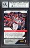 Damian Lillard Autographed 2018-19 Panini Prizm Green Card #81 Portland Trail Blazers Auto Grade Gem Mint 10 Beckett BAS Stock #199601