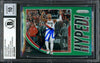 Damian Lillard Autographed 2019-20 Panini Prizm Get Hyped Green Card #8 Portland Trail Blazers Auto Grade Gem Mint 10 Beckett BAS #13605645