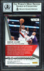 Damian Lillard Autographed 2018-19 Panini Threads Card #92 Portland Trail Blazers Auto Grade Gem Mint 10 #51/75 Beckett BAS #13605652