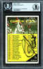 Ron Santo Autographed 1961 Topps Checklist Card #189 Chicago Cubs (Smudged) Beckett BAS #13608675