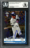 Fernando Tatis Jr. Autographed 2019 Topps Chrome Update Rookie Card #54 San Diego Padres (Bubbling) Beckett BAS #13609667