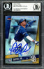 Fernando Tatis Jr. Autographed 2019 Topps Finest Refractor Rookie Card #85 San Diego Padres (Bubbling) Beckett BAS #13609724