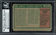 Al "Rube" Walker Autographed 1975 Topps Card #421 New York Mets Beckett BAS #12057489