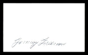 Tommy Freeman Autographed 3x5 Index Card Welterweight Champ SKU #179750
