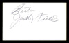 Jackie Fields Autographed 3x5 Index Card Welterweight Champ SKU #179752