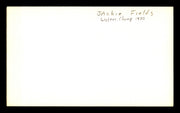 Jackie Fields Autographed 3x5 Index Card Welterweight Champ SKU #179752