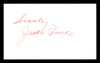 Jackie Fields Autographed 3x5 Index Card Welterweight Champ SKU #179753