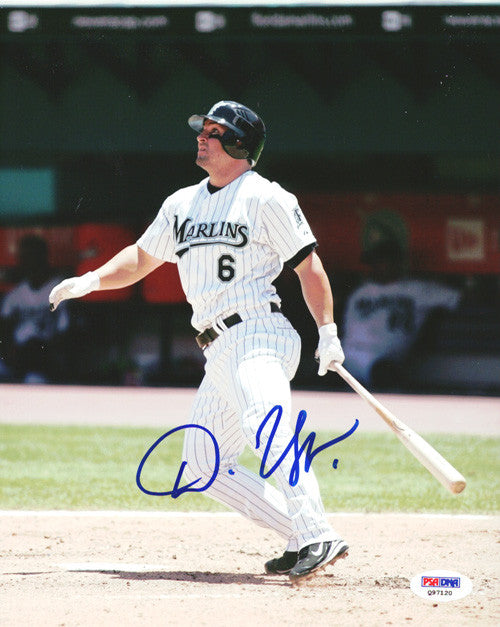 Dan Uggla Autographed 8x10 Photo Florida Marlins PSA/DNA #Q97120