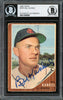 Bill Kunkel Autographed 1962 Topps Card #147 Kansas City A's Beckett BAS #12306050
